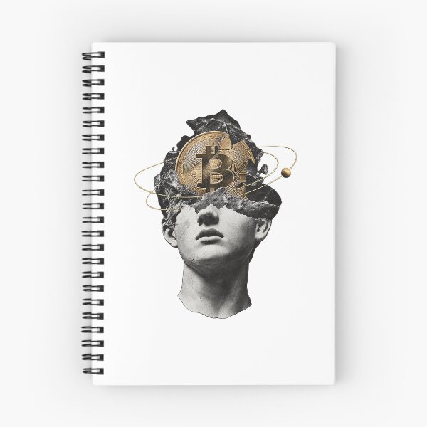 Item preview, Bitcoin Mind Cosmic Classical Statue Celestial Orbit Art designed and sold by zzz888.
