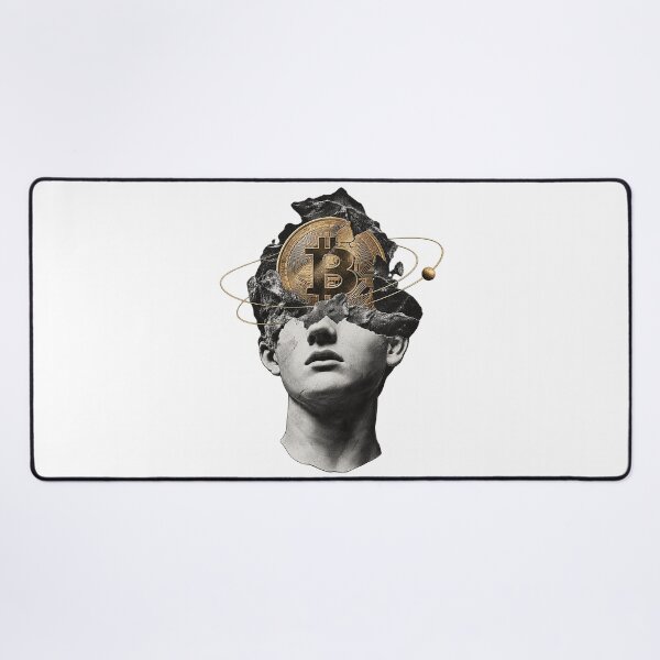Item preview, Bitcoin Mind Cosmic Classical Statue Celestial Orbit Art designed and sold by zzz888.
