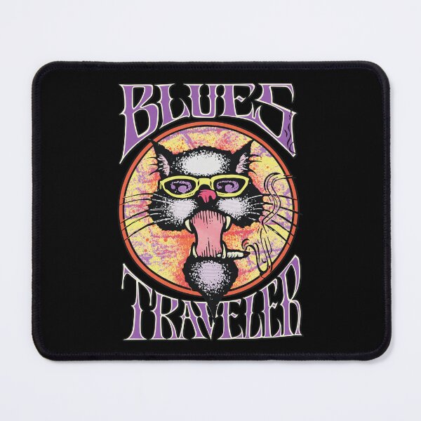 Item preview, Retro Blues Music Traveler Cat Design designed and sold by BorisPouros.