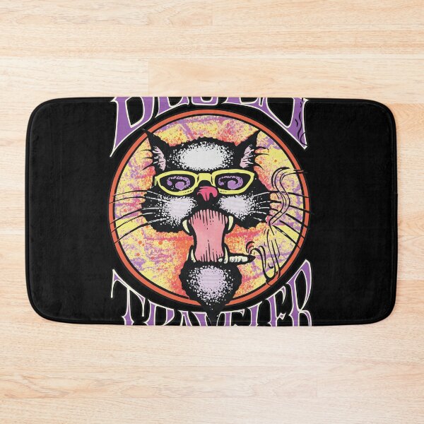 Item preview, Retro Blues Music Traveler Cat Design designed and sold by BorisPouros.