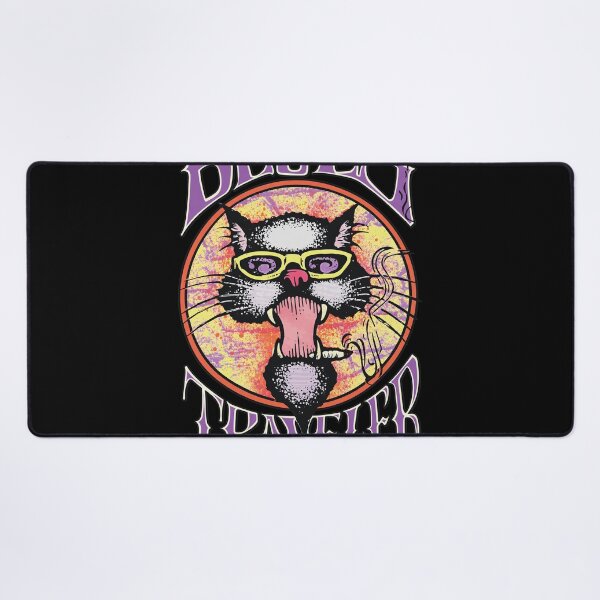 Item preview, Retro Blues Music Traveler Cat Design designed and sold by BorisPouros.
