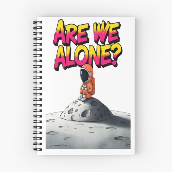 Item preview, Are We Alone Astronaut Cartoon Art designed and sold by StreetWave01.