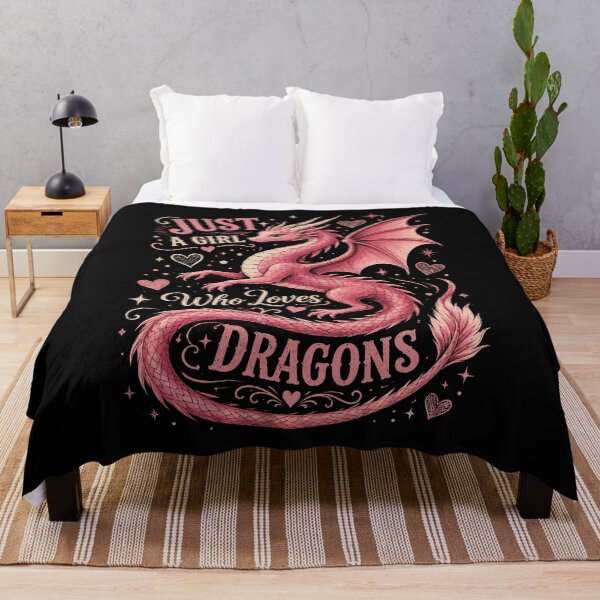 Item preview, Just A Girl Who Loves Dragons Cute Girl Dragon Lover designed and sold by andre-hollow.