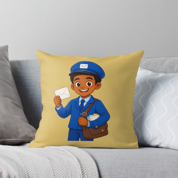 Item preview, Cute Mail Carrier Boy Illustration for Community Helper Themes designed and sold by Theproxmrt.