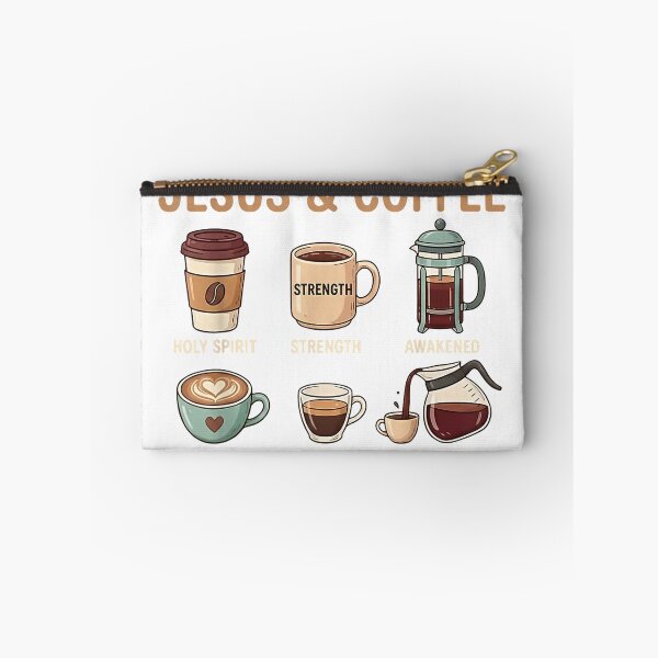 Item preview, Fueled by Jesus & Coffee Pouring Out His Love Daily T-Shirt designed and sold by gidget-gadget.