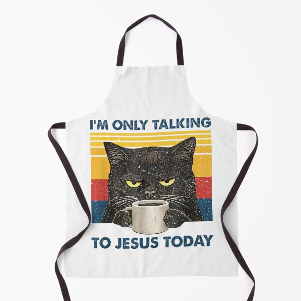 Artikelvorschau, Ich spreche heute nur mit Jesus. Christian Black Cat Coffee entworfen und verkauft von ALICIAxGONZALEZ.