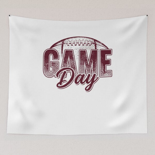 Item preview, Maroon Game Day Football Touchdown Season Men Women Kids designed and sold by AARABwino.