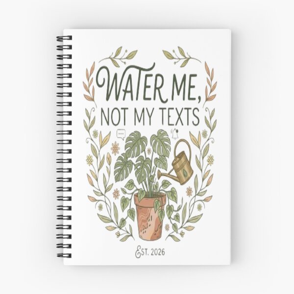 Item preview, Water Me Not My Texts Funny Plant Lover Houseplant Gift designed and sold by ArtsyElegance4U ⭐⭐⭐⭐⭐.