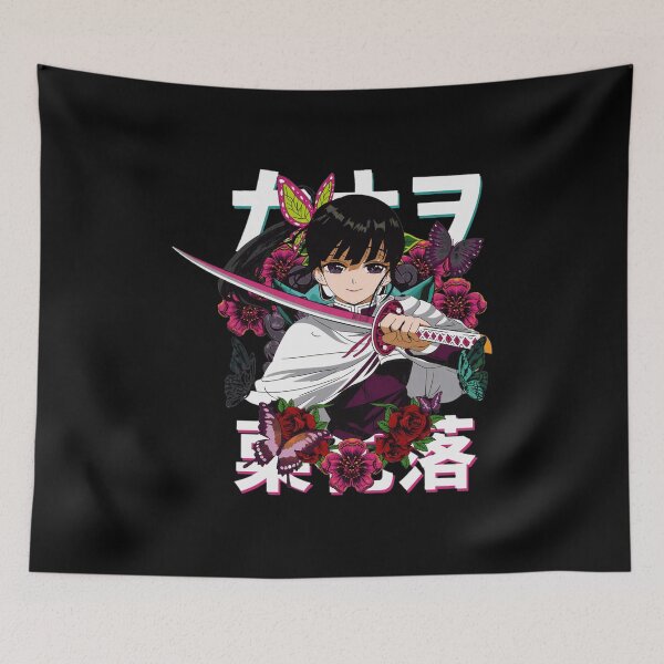 Item preview, Anime Girl Katana Floral  designed and sold by selinamend21.