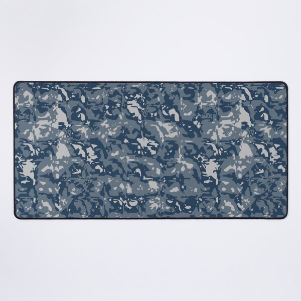 Item preview, Winter Camo Glass Blocks Camouflage Patterns in Blue Shades designed and sold by ShopieHome.