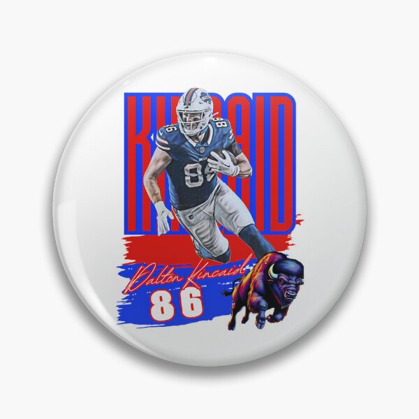 Item preview, Football Tight End Running Alongside Charging Bison designed and sold by Perdunegatax.