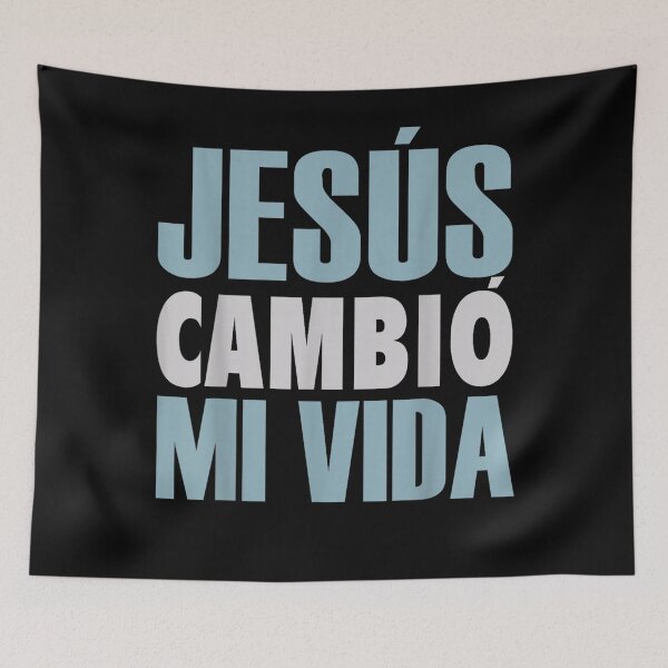 Item preview, Jesus Cambio Mi Vida, Spanish Shirt, Spanish Christian designed and sold by ALICIAxGONZALEZ.