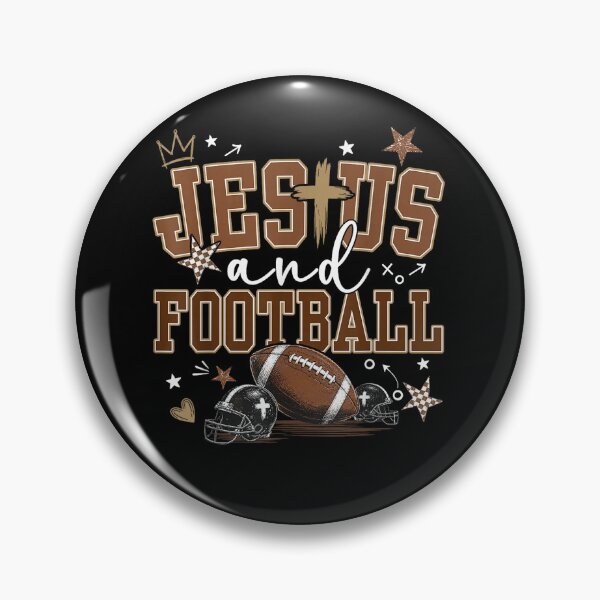 Item preview, Jesus & Football Funny Game Day Preppy Christian Mama Mom designed and sold by ALICIAxGONZALEZ.