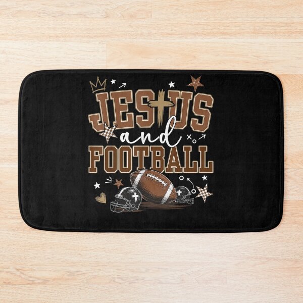Item preview, Jesus & Football Funny Game Day Preppy Christian Mama Mom designed and sold by ALICIAxGONZALEZ.