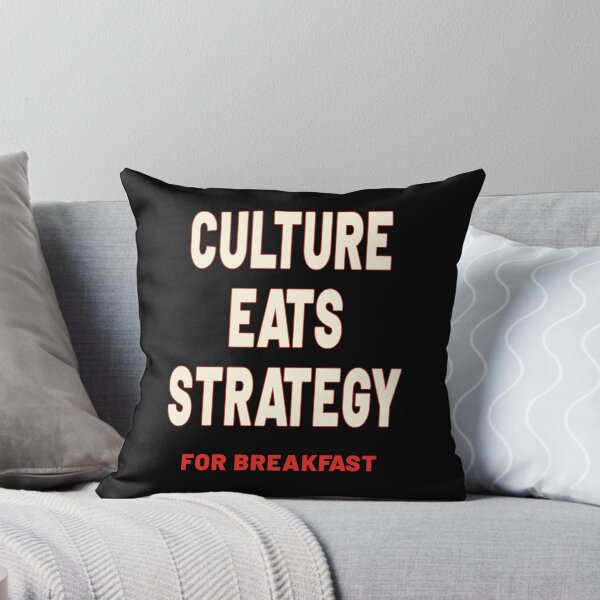 Item preview, Culture Eats Strategy For Breakfast designed and sold by bettercolors.