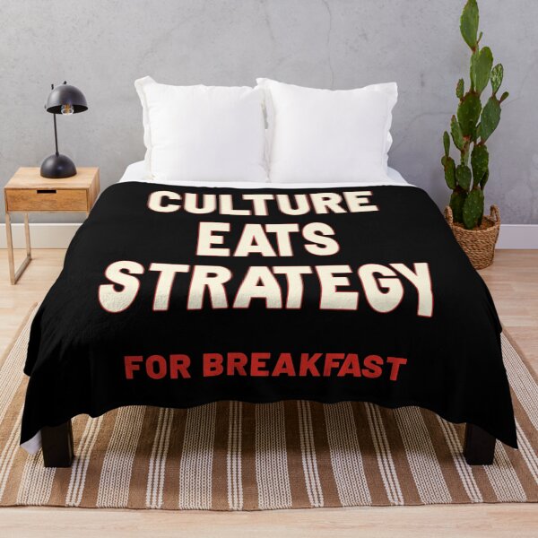Item preview, Culture Eats Strategy For Breakfast designed and sold by bettercolors.