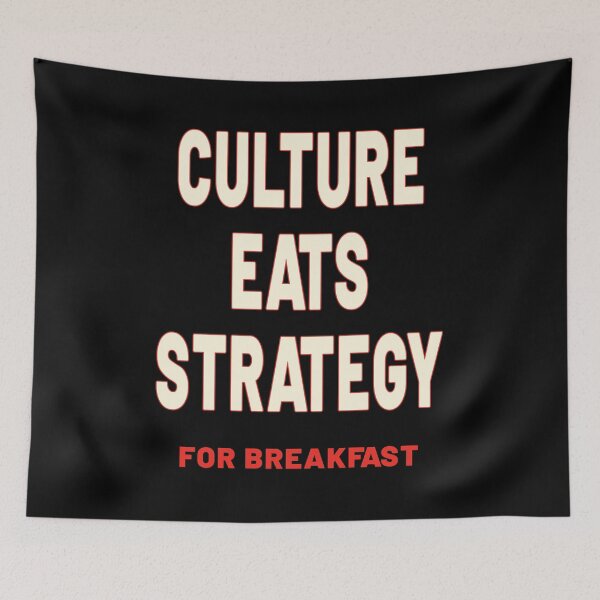 Item preview, Culture Eats Strategy For Breakfast designed and sold by bettercolors.