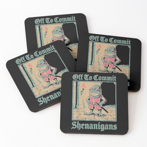 Item preview, Off to Commit Shenanigans Frog designed and sold by LakenDraphil.