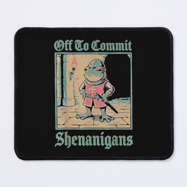 Item preview, Off to Commit Shenanigans Frog designed and sold by LakenDraphil.