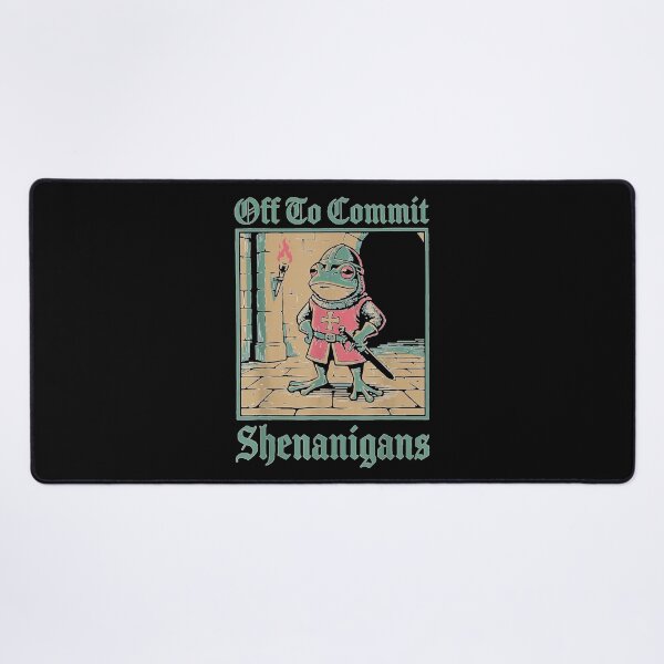 Item preview, Off to Commit Shenanigans Frog designed and sold by LakenDraphil.