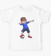 Abtupfendes Fußball-T-Shirt für Jungen tupfen Tanz-lustiges Fußball-T-Stück Kinder T-Shirt