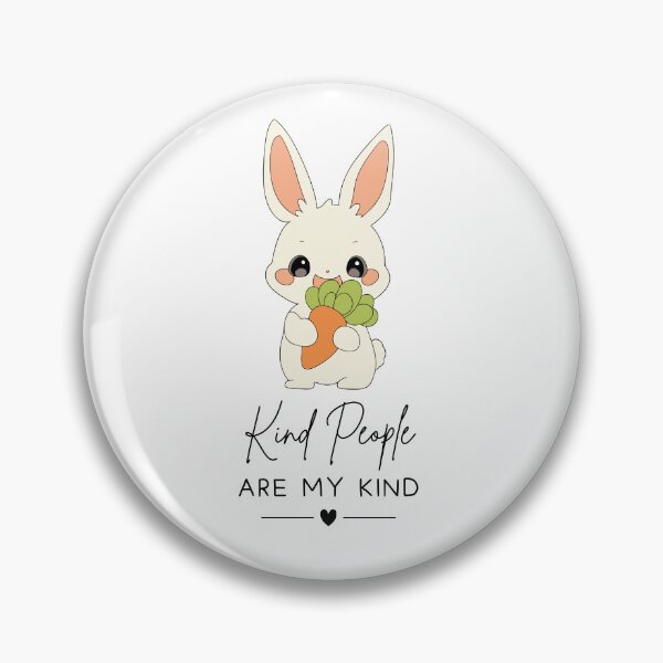 Item preview, Kind People Are My Kind Bunny Design designed and sold by FlareCraftStudio.