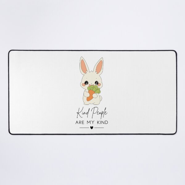 Item preview, Kind People Are My Kind Bunny Design designed and sold by FlareCraftStudio.