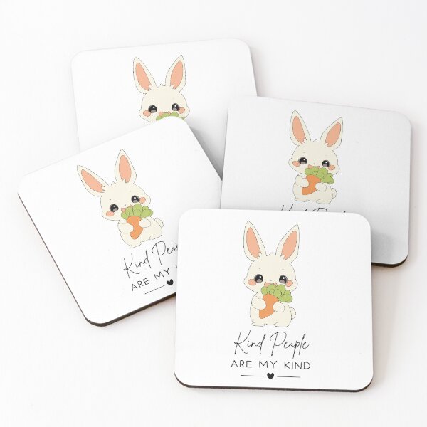 Item preview, Kind People Are My Kind Bunny Design designed and sold by FlareCraftStudio.