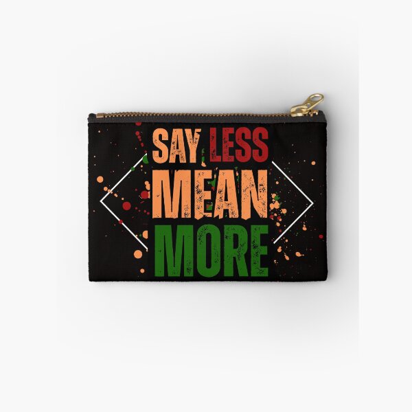 Item preview, Say Less Live More – Bold Motivational Typography designed and sold by RoseDesignShop.