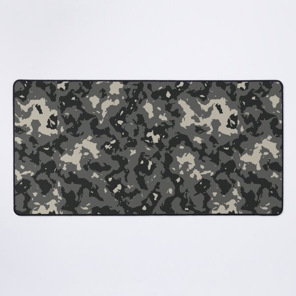 Item preview, Gray Camo Palette Knife Camouflage Patterns in Grey Shades and Black designed and sold by ShopieHome.