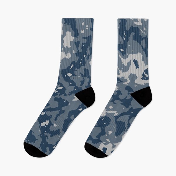 Item preview, Winter Camo Palette Knife Camouflage Patterns in Blue Shades designed and sold by ShopieHome.