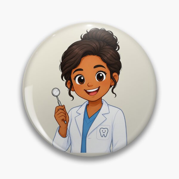Item preview, Cute Female Dentist Illustration for Dental and Healthcare Themes designed and sold by Theproxmrt.