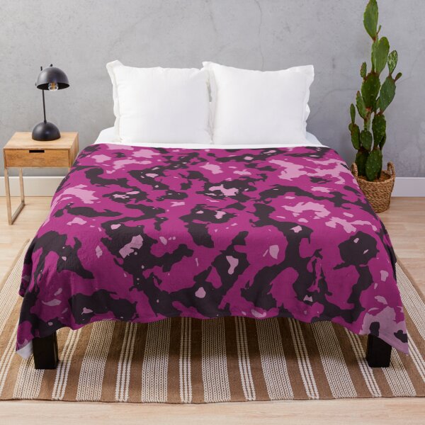 Item preview, Pink Camo Palette Knife Camouflage Patterns in Pink and Purple Shades designed and sold by ShopieHome.