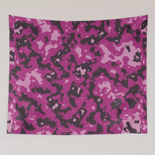 Item preview, Pink Camo Palette Knife Camouflage Patterns in Pink and Purple Shades designed and sold by ShopieHome.