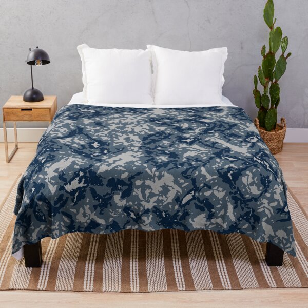 Item preview, Winter Camo Digital Camouflage Patterns in Blue Shades designed and sold by ShopieHome.