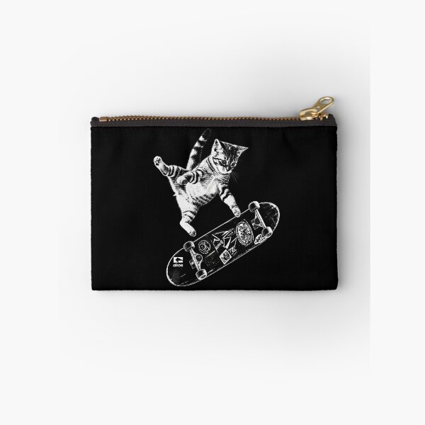 Artikelvorschau, Retro Skateboarding Cat entworfen und verkauft von burrito-site.