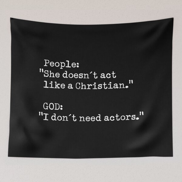 Item preview, God doesn't need actors. designed and sold by a peace of heaven.