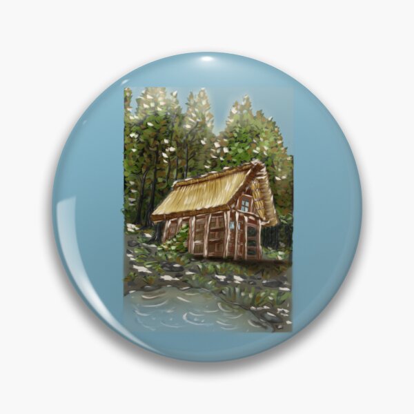 Item preview, Cozy Woodland Cabin by the Lake – Peaceful Forest Retreat designed and sold by Xt1na-Rabin4uk.