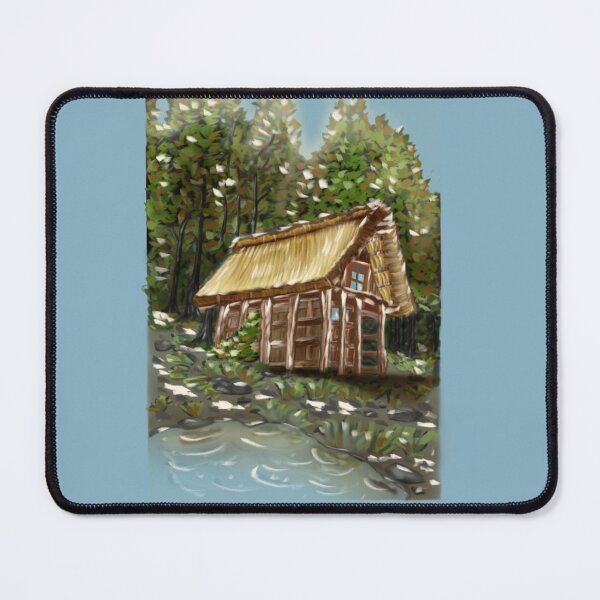 Item preview, Cozy Woodland Cabin by the Lake – Peaceful Forest Retreat designed and sold by Xt1na-Rabin4uk.