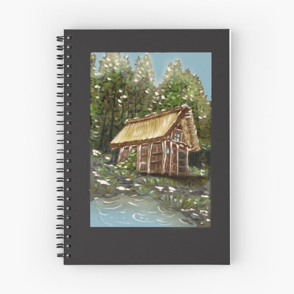 Item preview, Cozy Woodland Cabin by the Lake – Peaceful Forest Retreat designed and sold by Xt1na-Rabin4uk.