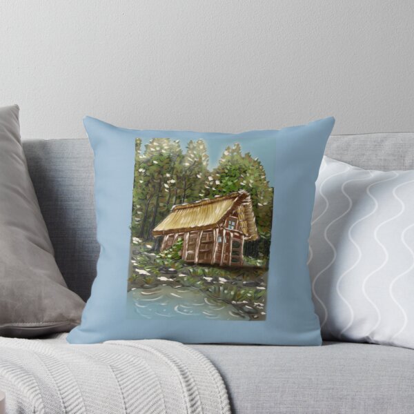 Item preview, Cozy Woodland Cabin by the Lake – Peaceful Forest Retreat designed and sold by Xt1na-Rabin4uk.