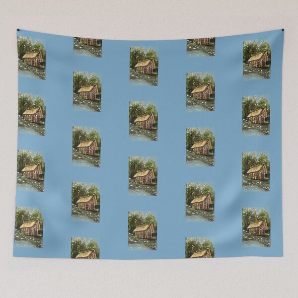 Item preview, Cozy Woodland Cabin by the Lake – Peaceful Forest Retreat designed and sold by Xt1na-Rabin4uk.