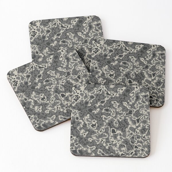 Item preview, Gray Camo Digital Design Patterns in Grey Shades and Black designed and sold by ShopieHome.