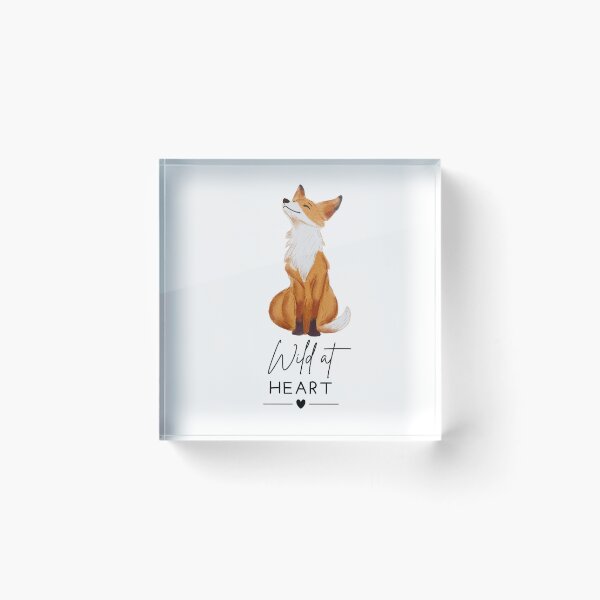 Item preview, Wild at Heart Watercolor Fox Design designed and sold by FlareCraftStudio.