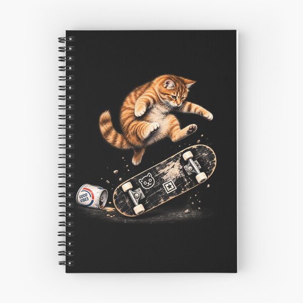 Item preview, Skateboarding Cat designed and sold by burrito-site.