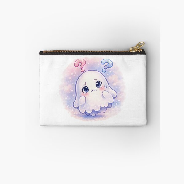 Item preview, Confused Bubble Ghost – Pastel Kawaii Lost Spirit Art designed and sold by Sommium .