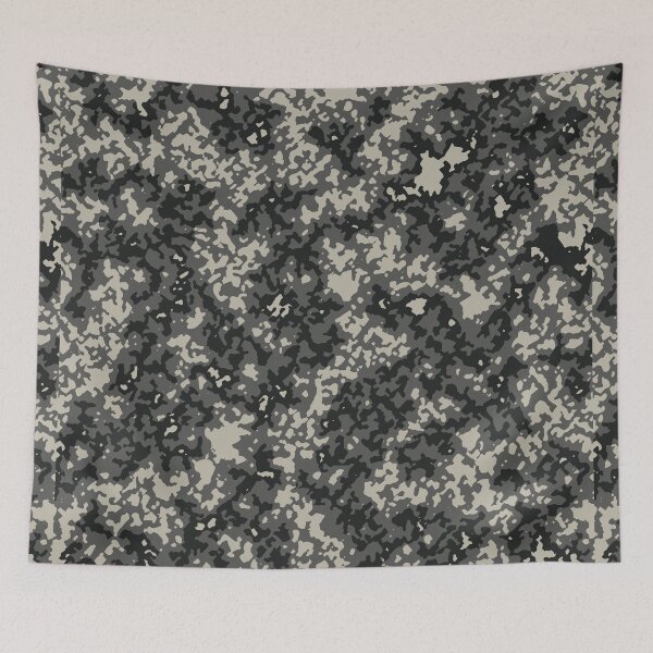 Item preview, Gray Camo Digital Patterns in Grey Shades and Black designed and sold by ShopieHome.