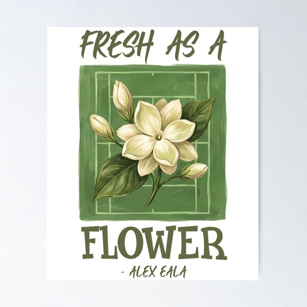 Item preview, Fresh As A Flower Jasmine Filipino Alex Eala designed and sold by OhShirtTees.