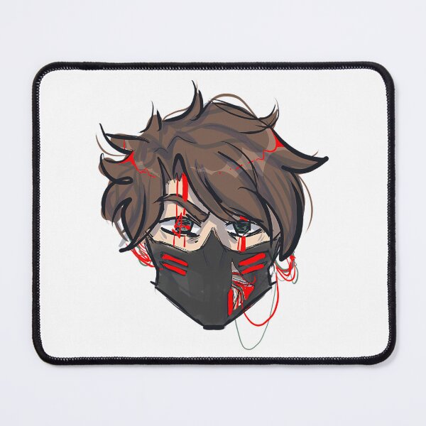 Item preview, Generation Loss Ranboo Sticker designed and sold by CharLem-mons.