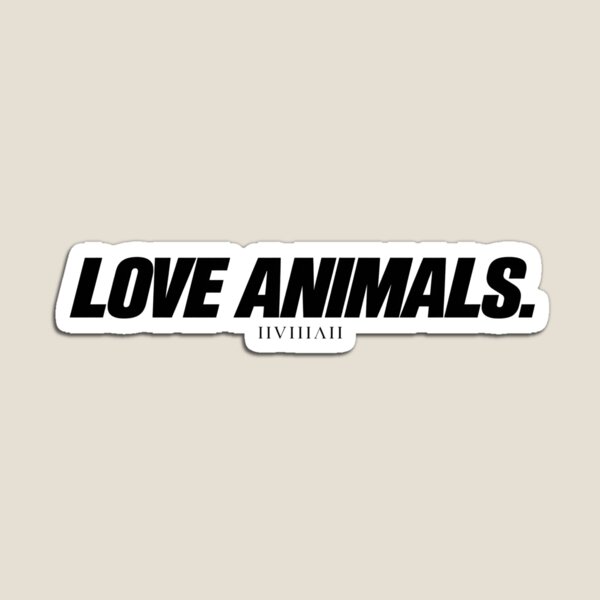 Item preview, HUMAN - LOVE ANIMALS. designed and sold by G8SK.
